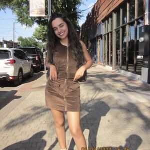 Rewash ZIP FRONT CORDUROY DRESS IN AUTUMN size small